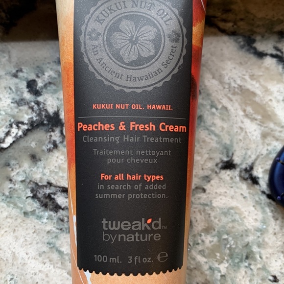 Tweak’d by Nature Cleansing Hair Treatment - Peaches 🍑 & Fresh Cream NEW 3fl oz - Picture 3 of 6